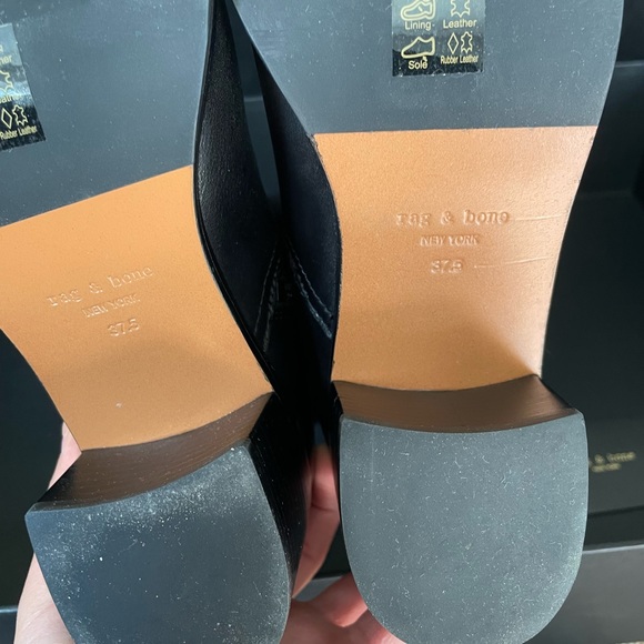 rag & bone Black Heeled Boots - Picture 9 of 11